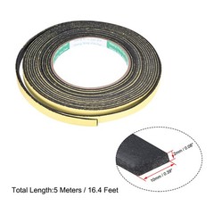 EVA Foam Seal Tape 10mm Wide 2mm Thick 16.4 Feet Long Adhesive Weather Strip