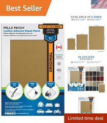 Lightweight 5×8 Synthetic Leather Patch – Quick Repair for Leather & Vinyl