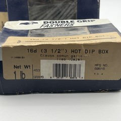 Nails Grip Rite 16D 3 1/2″ Hot Dip Galvanized Casing Nail 2 LBS 15oz