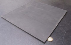 EPDM Rubber Sheet, Black, 1/16″ x 12″ Wide x 12″ Length