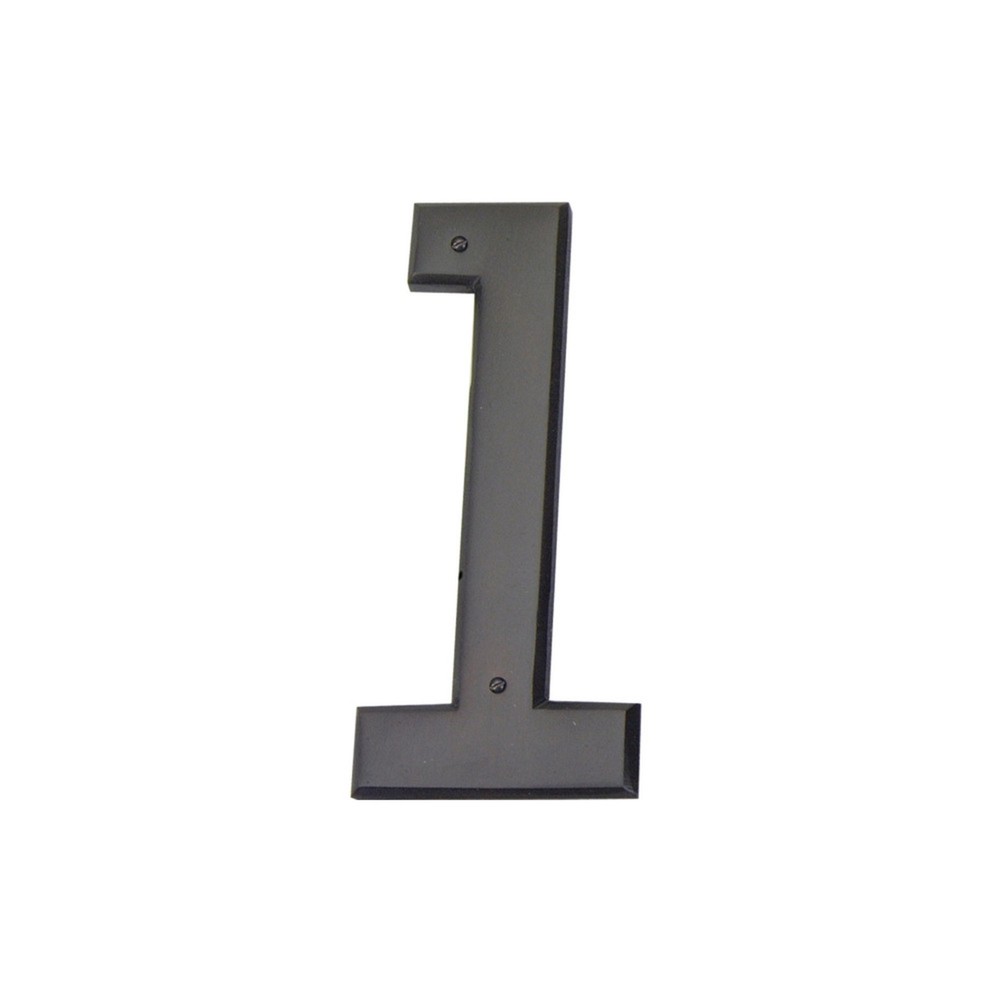 Mission 5-1/2″ H Surface Mount House Number Aged Bronze