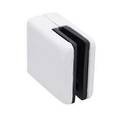 201 Stainless Steel Square Glass Clamp Clip 8 Packs White Glass Clamp Clip