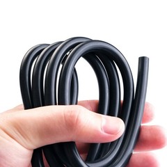 Black Round Solid Silicone Rubber Sealing Strip O Ring Cord Seal Dia 1mm – 25mm