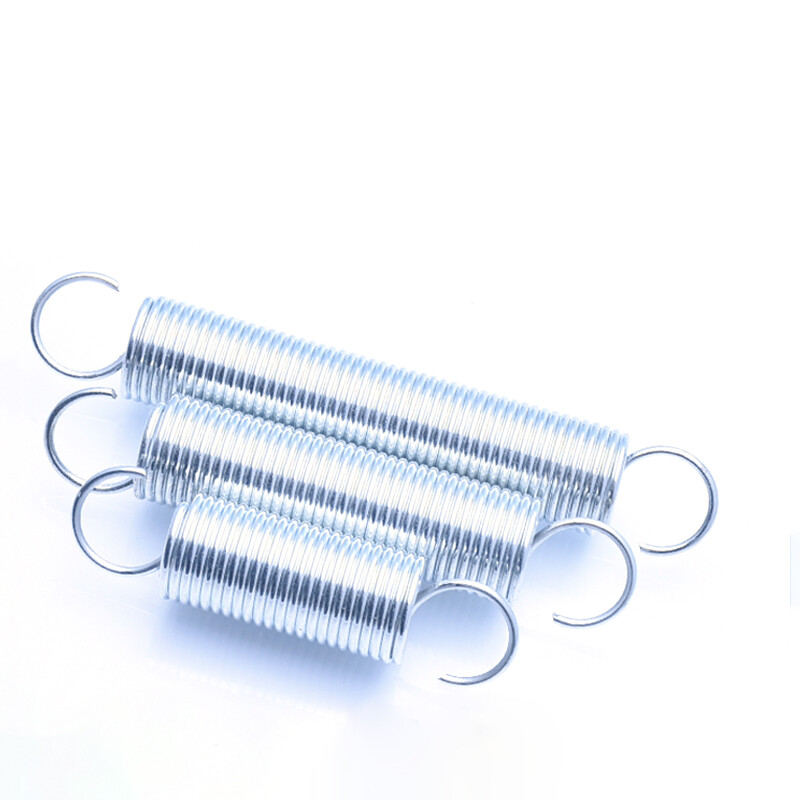 2mm Wire Dia Expansion Spring Tension Extension Length 40mm – 336mm OD：12mm-19mm