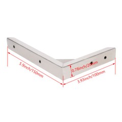 Wall Mounted Shelf Brackets L-SHAPE Mounted Triangle Support Bookrack 6-12″ 90°