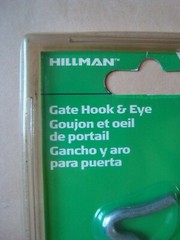 NEW OLD STOCK 1 Set Hillman Brand 4″ Zinc GATE HOOK & EYE Stock# 851484