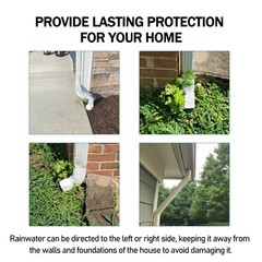 Gutter Downspout ElbowRain Gutter Downspout Extension High 2×3″B” Style
