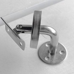 New / Stainless Steel Handrail Bracket Glass Balustrade Stair Wall Glass Support