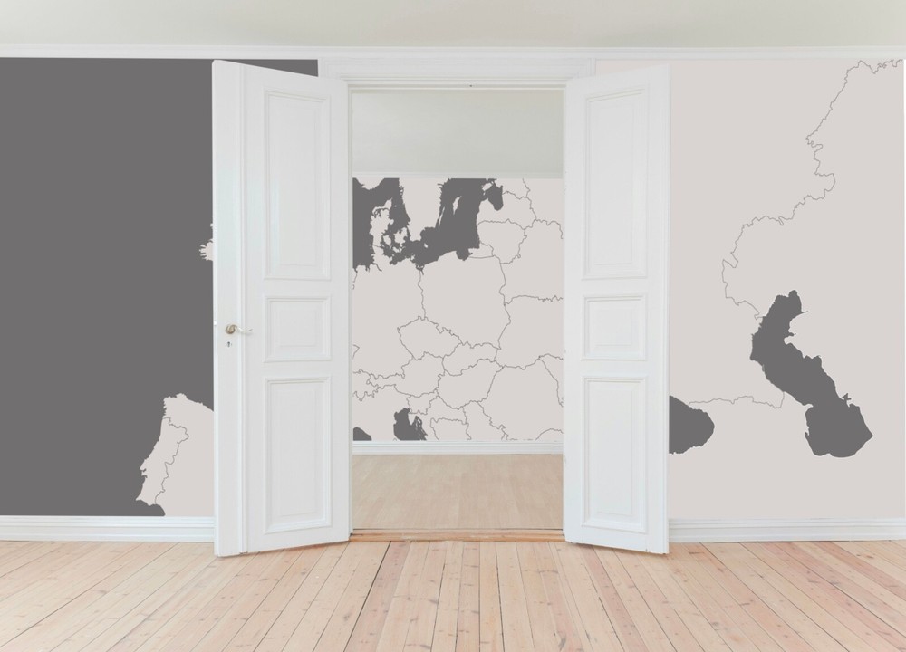 Wall Planisphere Sticker Paper Perfect for Interior Furniture