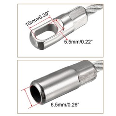 2pcs 182mm flexible pilot cable puller cable for 6.5mm thread