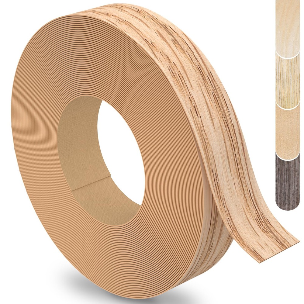 Zyjt Red Oak Edge Banding 1/2 Inch X 250Ft Plywood Veneer Wood Edge Banding
