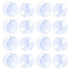 16 Pcs Clear Table Top Bumper Spacer Pad Furniture Bumpers Glass Protector