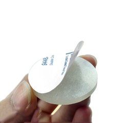 Round Adhesive Backed Silicone Rubber Sheet Seal Gasket Dia 10-100mm Thick 1-5mm