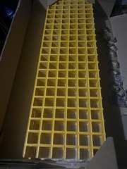 FRP Grating Fiberglass Grille 31.5” x 9.4”x1.5” 3 Pieces with C-clips 12