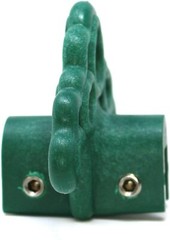 Green Plastic Roof Ice Snow Standing Seam Metal Roof Guards 1, 5 or 10 pack