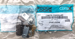(2) CompX C8075-C642A Cam Lock 1-7/16″ Keyed Alike Antique Brass USA MADE