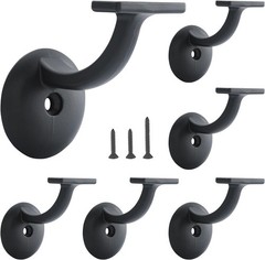Hand Rail Bracket, Heavy Duty Stair Support for Home or Office Stairways Handrai