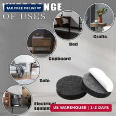 Yelanon Felt Furniture Pads -182 Pcs Premium Felt Pads for Chair Legs Furniture,