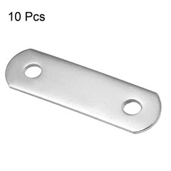 Repair Plate 34mmx10mm Flat Fixing Mending Brace Bracket Connector 10pcs