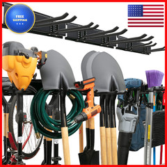 Tidyme Garage Tool Organizer Wall Mount – 48 Inches – Sturdy Storage Rack