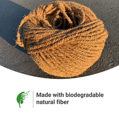 1 ROLL – Sisal Rope 1/4 In x 500 Ft- Cat Scratching Post Toys – Chemical Free