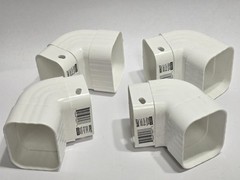 AMERIMAX FRONT GUTTER ELBOW VINYL WHITE 2 x 3-In. M0627LOT OF 4