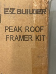E-Z BUILDER PEAK ROOF FRAMER KIT QUICK STRONG INSTANT FRAMING