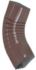 Gutter Side Elbow, Style B, 75 Degree, Brown Aluminum, 2 x 3 In. – 2526519HP
