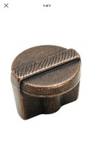 Amerock BP4427RBZ Forgings Etched Knob, 1-1/4″, Rustic Bronze Ships Fast