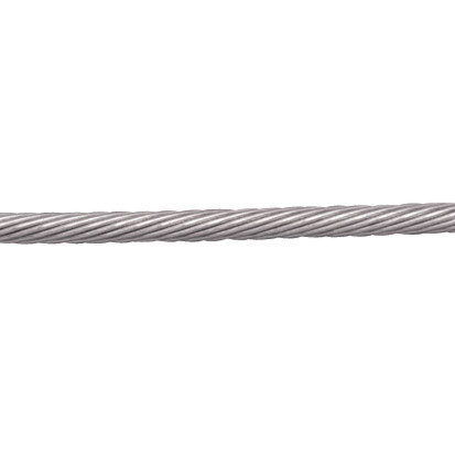STAINLESS WIRE ROPE CABLE, 1 X 19, 9/32″ CUTS, 316 SS (SOLD PER FOOT)