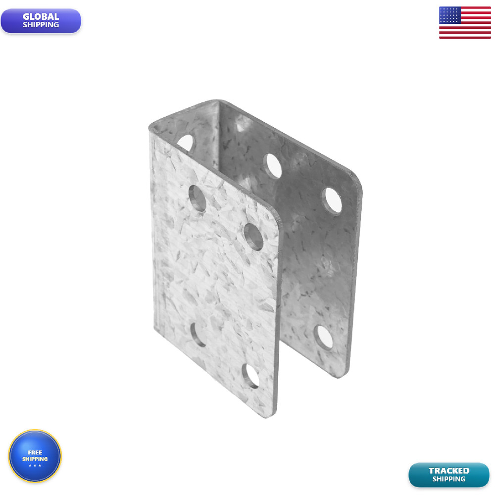 Mbracket 4-Pack U-Shaped Metal Mounting Brackets Support For 2X6 2X8 Lumber