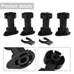 Modern Adjustable Furniture Legs 4 Pieces Suitable for Tables Cupboards Shelves