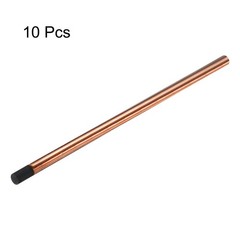 10pcs 13mmx355mm Carbon Arc Air Gouging Rods Copper Graphite Electrode Rods