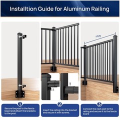 1 Pack 2.56 in. x 2.56 in. x 46 in. Aluminum Side