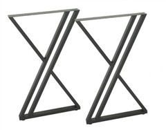 Botaoyiyi Table Legs 40 Inch Set Of 2 Bar Height Counter Metal Steel Tall Desk