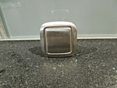 Cabinet Knobs Handles (8), Square, Satin Nickel -P20327C-SN-C
