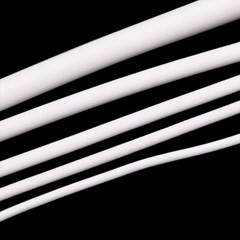 Silicone Rubber Cord White Round Strip Solid Rubber Strip Sealing Strip 1mm~25mm