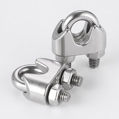 2/3/4/5/6/8/10/12/14/1618/20-32mm Wire Rope Grips Steel Cable Grip Clamp U Bolt