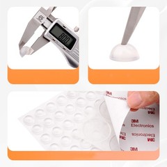 Clear Silicone Feet Pads Anti-Slip Collision Self-Adhesive Sticky Pad 9 ~ 75 pcs