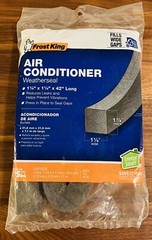 Frost King AC42 Air Conditioner Weatherseal Foam Tape, 1-1/4″ x 1-1/4″ x 42″,