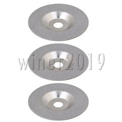 Metal Grinding Disc Wheels for Edge Polishing Shaping 4″ Outerdiameter Pack of 3
