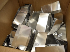 Bulk Pack Amerimax 3″ x 7″ Aluminum Step Flashing 90° Angles Pre Bent Reflective