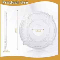 Lightweight and Easy to Handle PU Decorative Medallion for Ceiling Fans