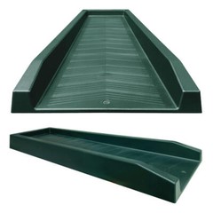 GREEN Rain Run Gutter Downspout Splash Block Splashblock USA MADE 100% Recycled
