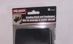 Hand Sanding Block Blocks with Sandpaper 5.5”x2.75”