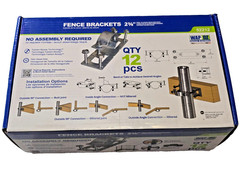 52212 WAP-OZ Fence Brackets (12-Pack of 50110)