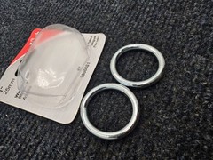 (QTY 2) Koch Industries 2800081: Welded Ring, 0.18-Inch Thickness, 1-Inch Inner