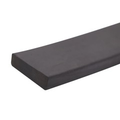 NBR Nitrile Rubber Square Sealing Strip Black Solid 6mm-60mm Thick Oil-Resistant