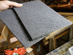 Klingspor Gray Buffing Pads – QTY 2 – 6″ x 9″