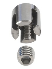 Reliable Stainless Steel Clamp for 2mm 8mm Wire Ropes in For Wall Trellis